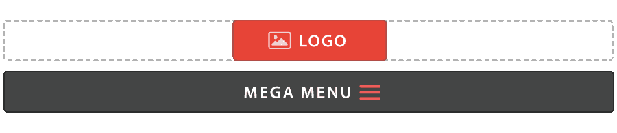 Centered Header